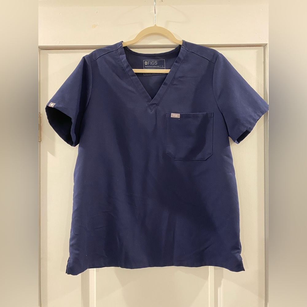 Figs Scrub Set in Navy
